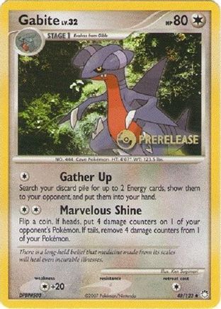 Gabite (Prerelease) 048/124 Diamond and Pearl Promos