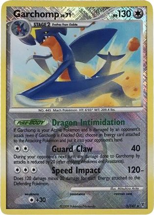 Garchomp (Championship Promo) 005/147 - Reverse Holofoil League & Championship Cards