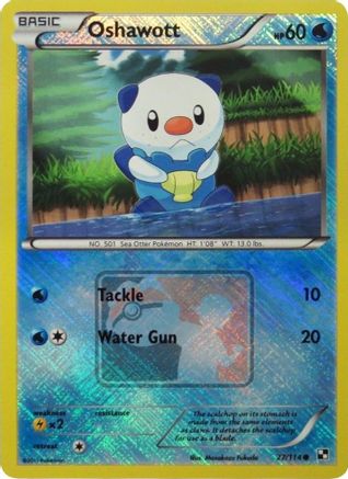 Oshawott (League Promo) 027/114 - Reverse Holofoil League & Championship Cards