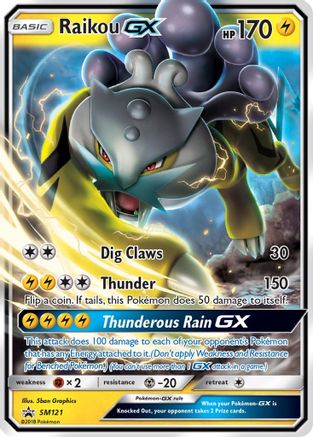 Raikou GX SM121 - Holofoil SM Promos