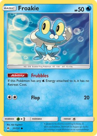 Froakie (21) (21) 021/131 - Reverse Holofoil SM Forbidden Light