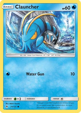 Clauncher 025 - Reverse Holofoil SM Forbidden Light