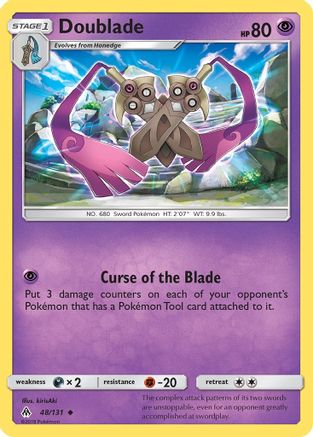 Doublade 048 - Reverse Holofoil SM Forbidden Light