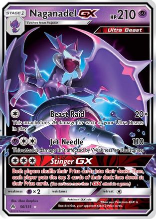 Naganadel GX 056/131 - Holofoil SM Forbidden Light