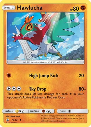 Hawlucha 070 SM Forbidden Light