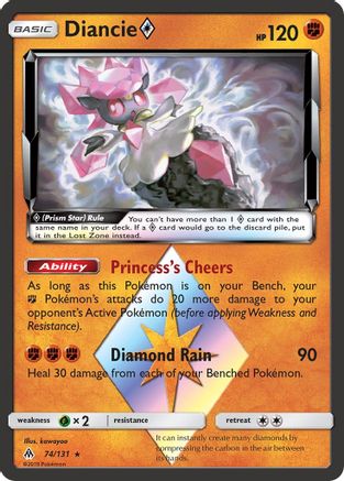 Diancie Prism Star 074/131 - Holofoil SM Forbidden Light
