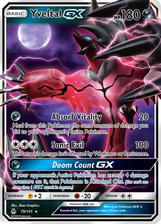 Yveltal GX 079/131 - Holofoil SM Forbidden Light