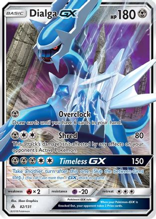 Dialga GX 082/131 - Holofoil SM Forbidden Light