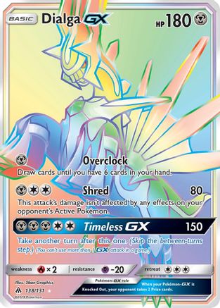Dialga GX (Secret) 138 - Holofoil SM Forbidden Light