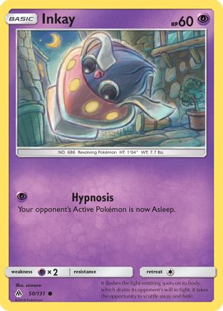 Inkay 050/131 - Reverse Holofoil SM Forbidden Light