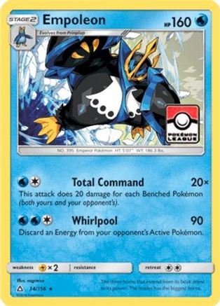 Empoleon (Pokemon League) 034/156 - Reverse Holofoil League & Championship Cards