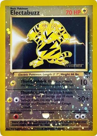 Electabuzz 001 - Reverse Holofoil Best of Promos