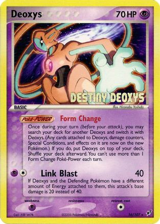 Deoxys (Normal Forme) (Normal Forme) - 16/107 016/107 Miscellaneous Cards & Products