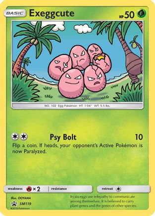 Exeggcute SM119 - Holofoil SM Promos