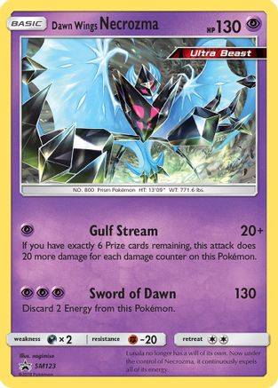 Dawn Wings Necrozma SM123 - Holofoil SM Promos