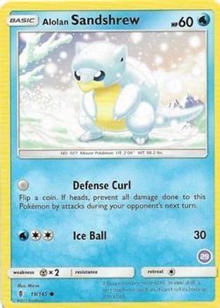 Alolan Sandshrew (29) 019 SM Trainer Kit Alolan Sandslash & Alolan Ninetales