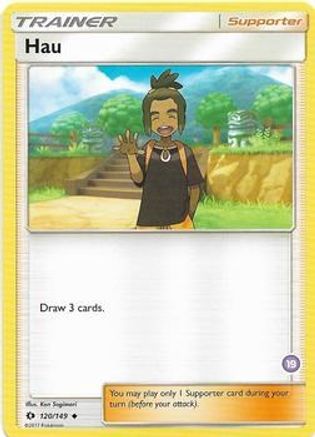 Hau (19) (Alolan Sandslash Half-Deck) 120 SM Trainer Kit Alolan Sandslash & Alolan Ninetales
