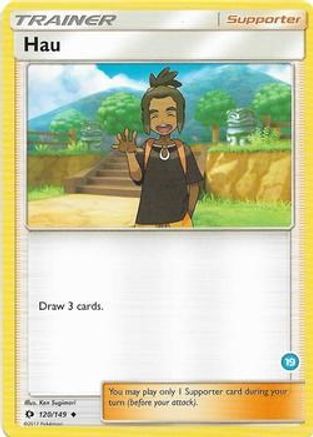 Hau (19) (Alolan Ninetales Half-Deck) 120 SM Trainer Kit Alolan Sandslash & Alolan Ninetales