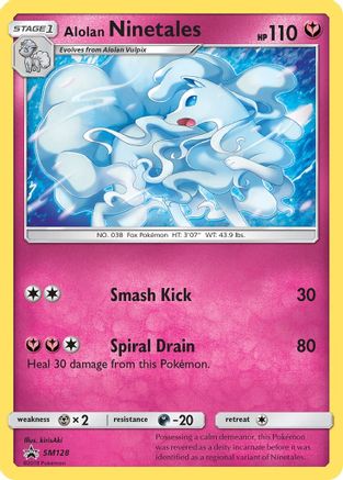 Alolan Ninetales SM128 - Holofoil SM Promos