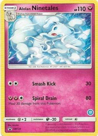 Alolan Ninetales (17) SM128 SM Trainer Kit Alolan Sandslash & Alolan Ninetales
