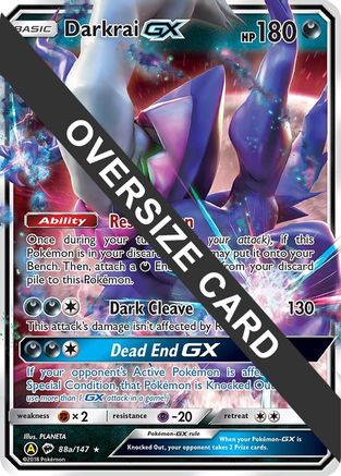 Darkrai GX 88a/147 - Holofoil Jumbo Cards