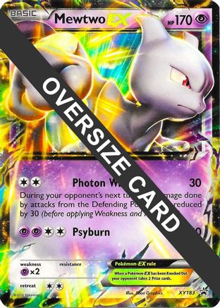 Mewtwo EX XY183 - Holofoil Jumbo Cards