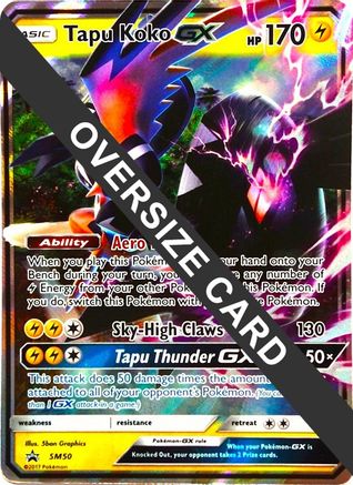 Tapu Koko GX SM50 - Holofoil Jumbo Cards