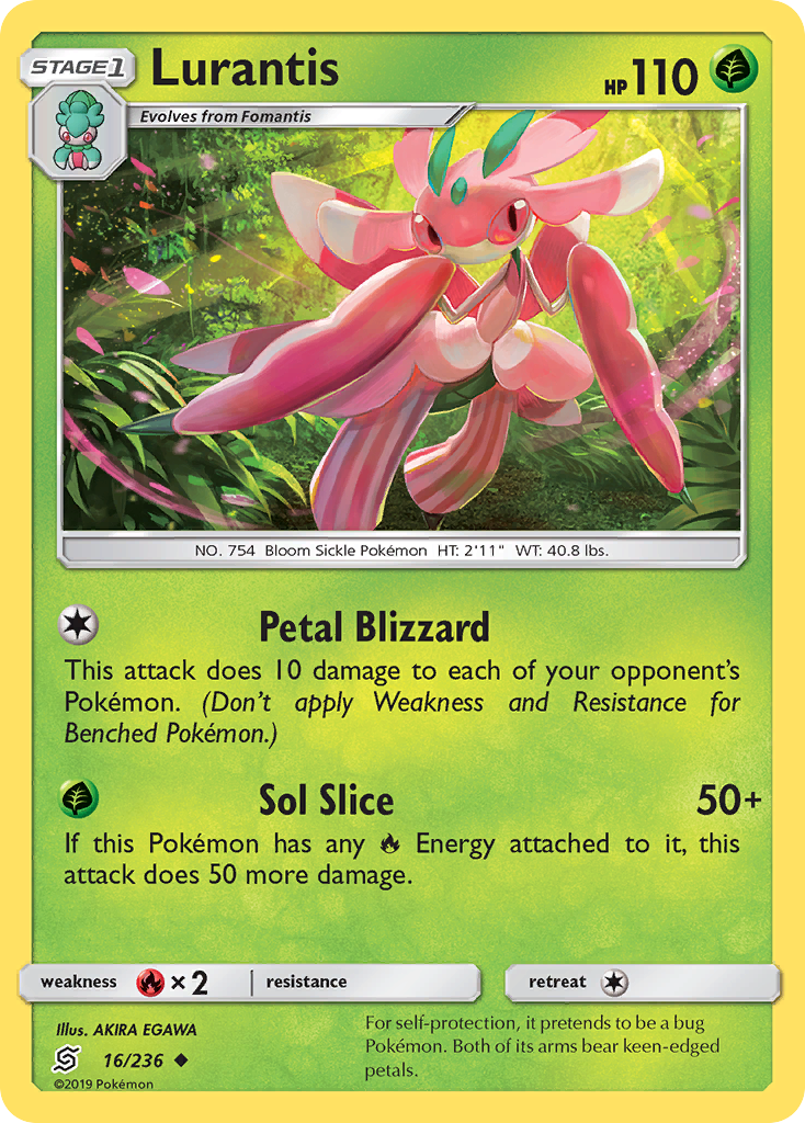 Lurantis 016/236 - Reverse Holofoil SM Unified Minds