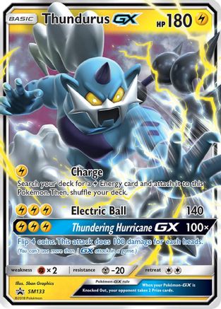 Thundurus GX SM133 - Holofoil SM Promos