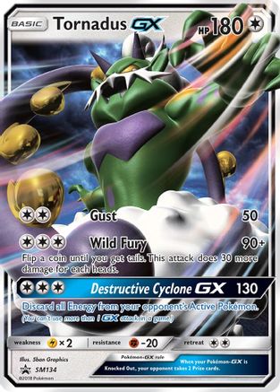 Tornadus GX SM134 - Holofoil SM Promos