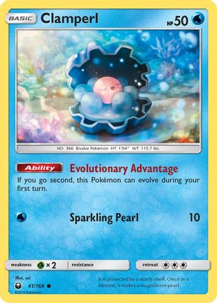 Clamperl 041/168 SM Celestial Storm