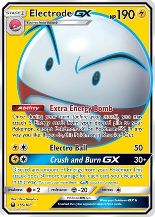 Electrode GX (Full Art) 155 - Holofoil SM Celestial Storm