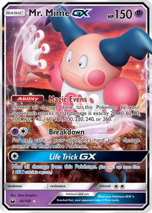 Mr. Mime GX 056/168 - Holofoil SM Celestial Storm