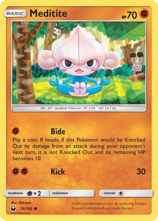 Meditite 076/168 SM Celestial Storm
