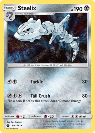 Steelix 089/168 - Reverse Holofoil SM Celestial Storm