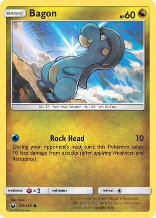 Bagon (103) (103) 103/168 - Reverse Holofoil SM Celestial Storm