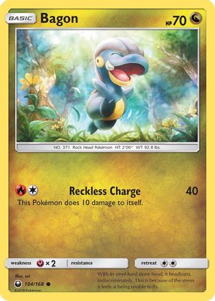 Bagon (104) (104) 104 - Reverse Holofoil SM Celestial Storm