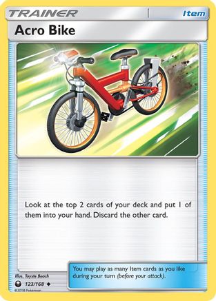 Acro Bike 123/168 - Reverse Holofoil SM Celestial Storm