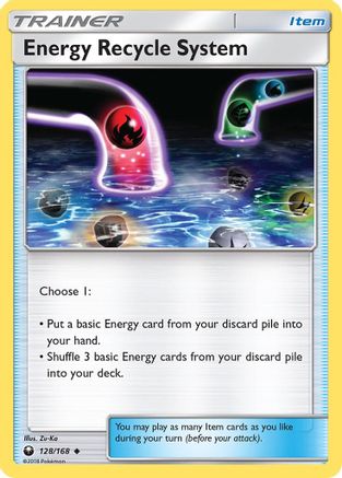 Energy Recycle System 128/168 - Reverse Holofoil SM Celestial Storm