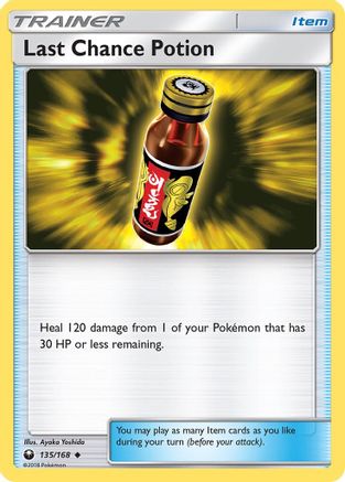 Last Chance Potion 135/168 - Reverse Holofoil SM Celestial Storm