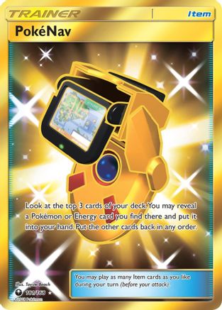 PokeNav (Secret) 181 - Holofoil SM Celestial Storm