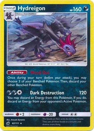 Hydreigon (Cracked Ice Holo) 062/111 - Holofoil Deck Exclusives