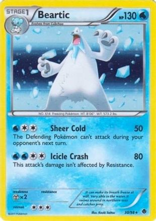Beartic (Cracked Ice Holo) 030/98 - Holofoil Blister Exclusives