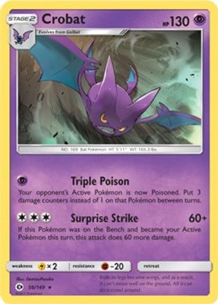 Crobat (Cosmos Holo) 056/149 - Holofoil Blister Exclusives