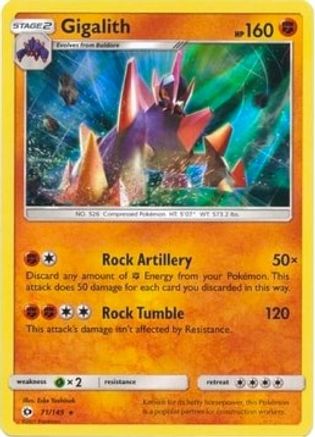 Gigalith (Cosmos Holo) 071/149 - Holofoil Blister Exclusives