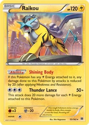 Raikou (Cosmos Holo) 055/162 - Holofoil Blister Exclusives