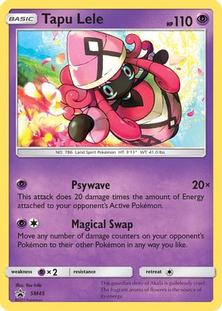 Tapu Lele SM45 - Holofoil SM Promos
