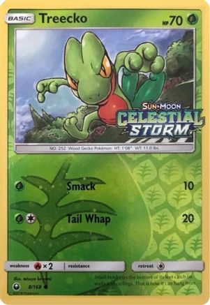 Treecko (Toys R Us) 008/168 - Reverse Holofoil Miscellaneous Cards & Products