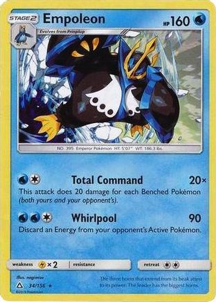 Empoleon (Cracked Ice Holo) 034/156 - Holofoil Deck Exclusives