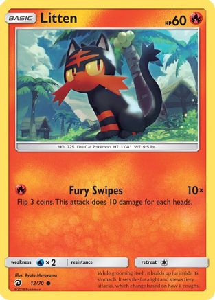 Litten 012/70 Dragon Majesty